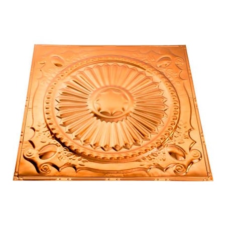 Acoustic Ceiling Products Great Lakes Tin Toronto 2' X 2' Lay-in Tin Ceiling Tile in Copper - Y59-08